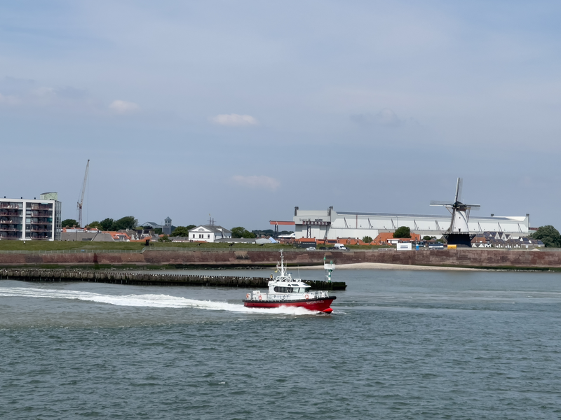 Haven van Vlissingen bij vertrek